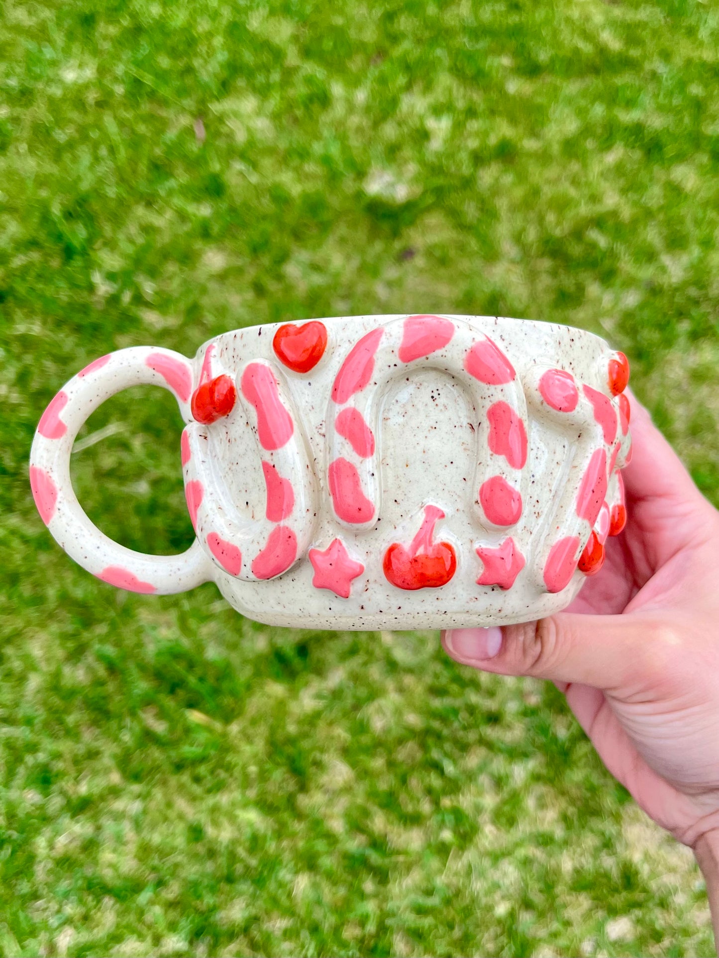 Pink Cow Cunt Mug