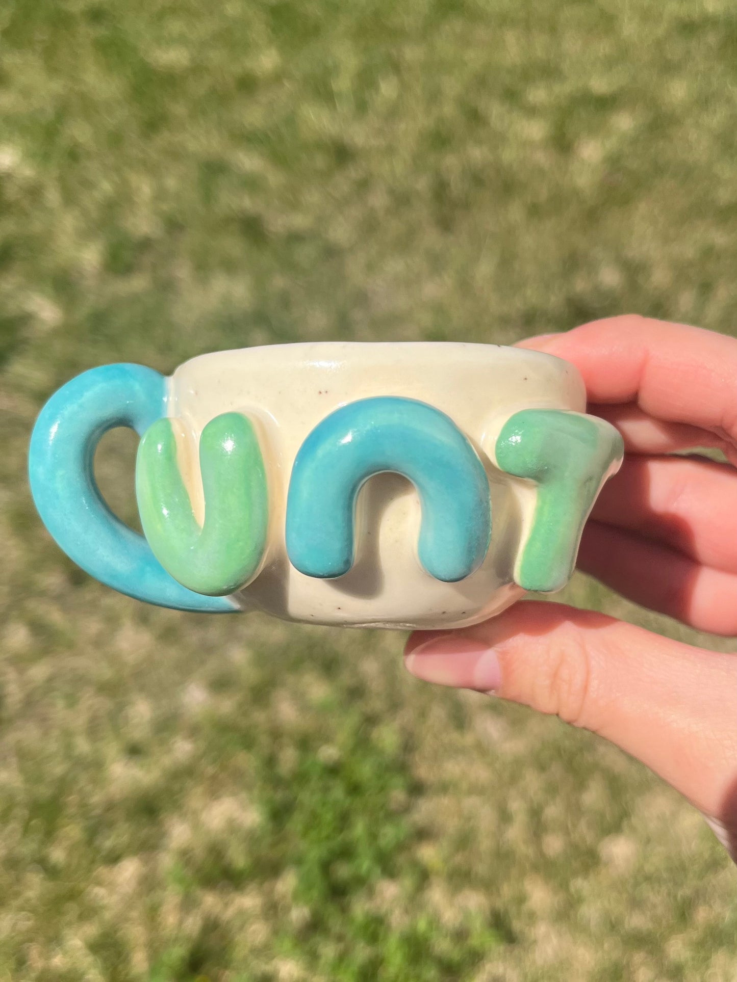 Feelin Blue Mini Cunt Mug
