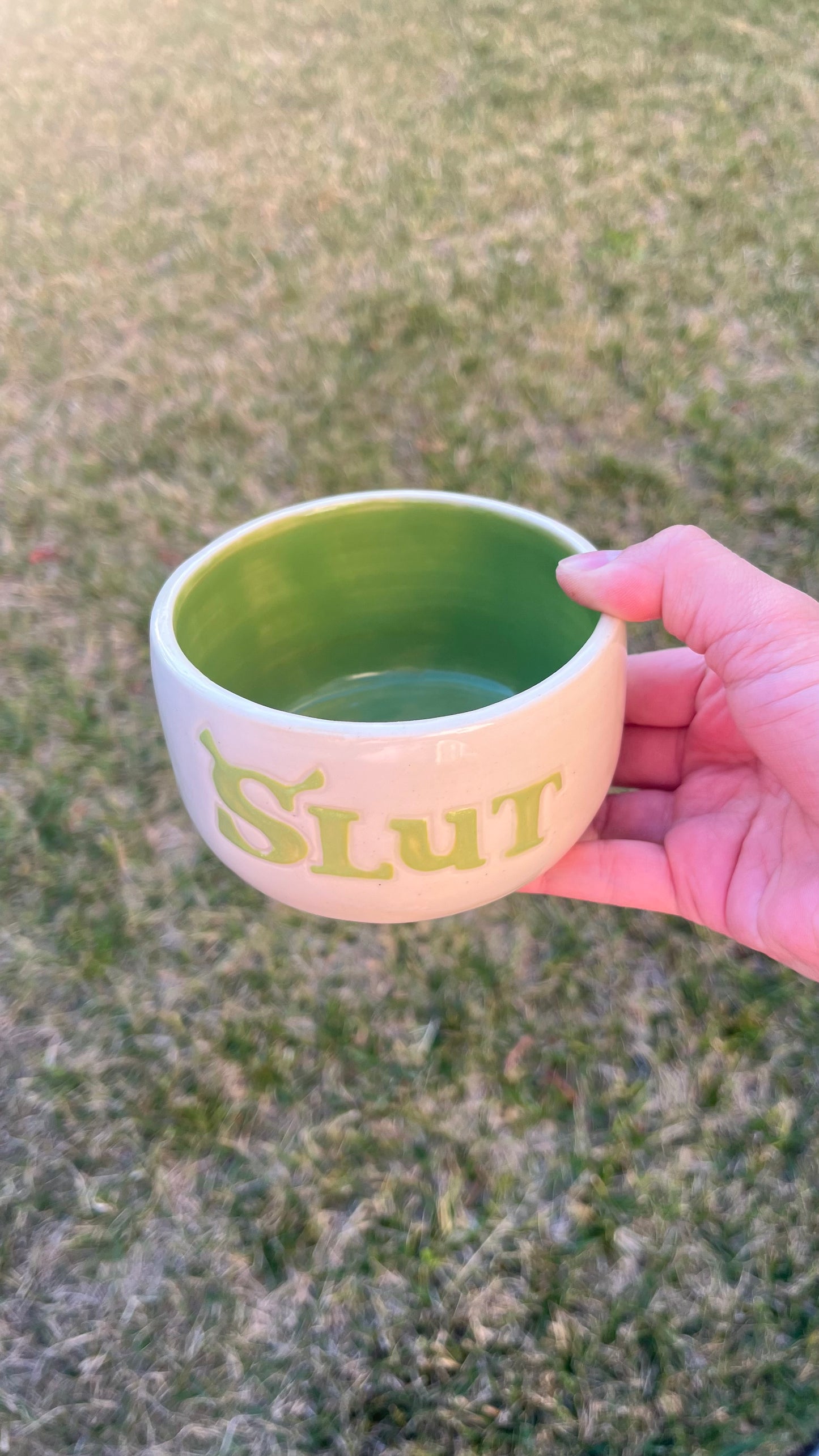 Shrek Slut Bowl