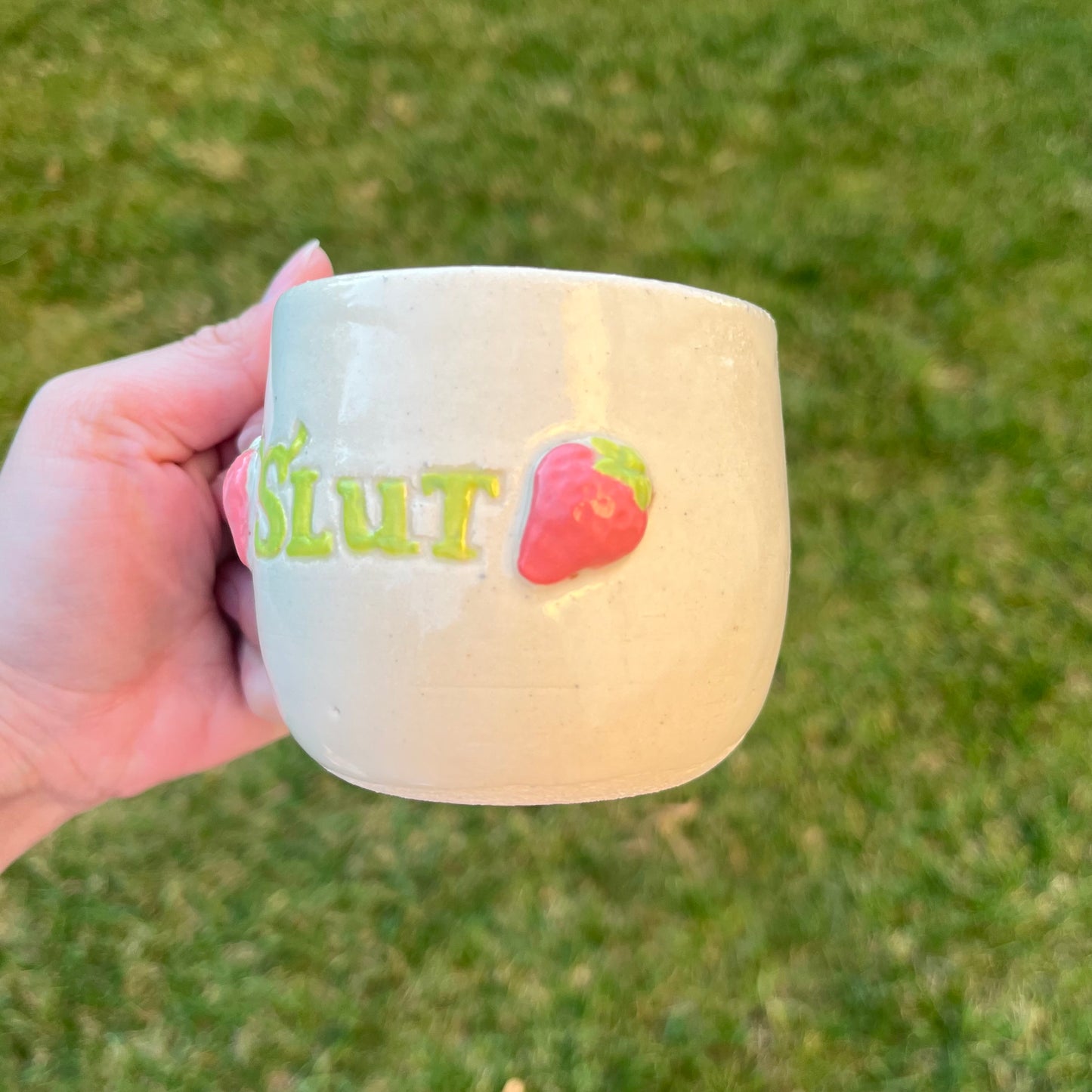 Strawberry Shrek Slut Mug