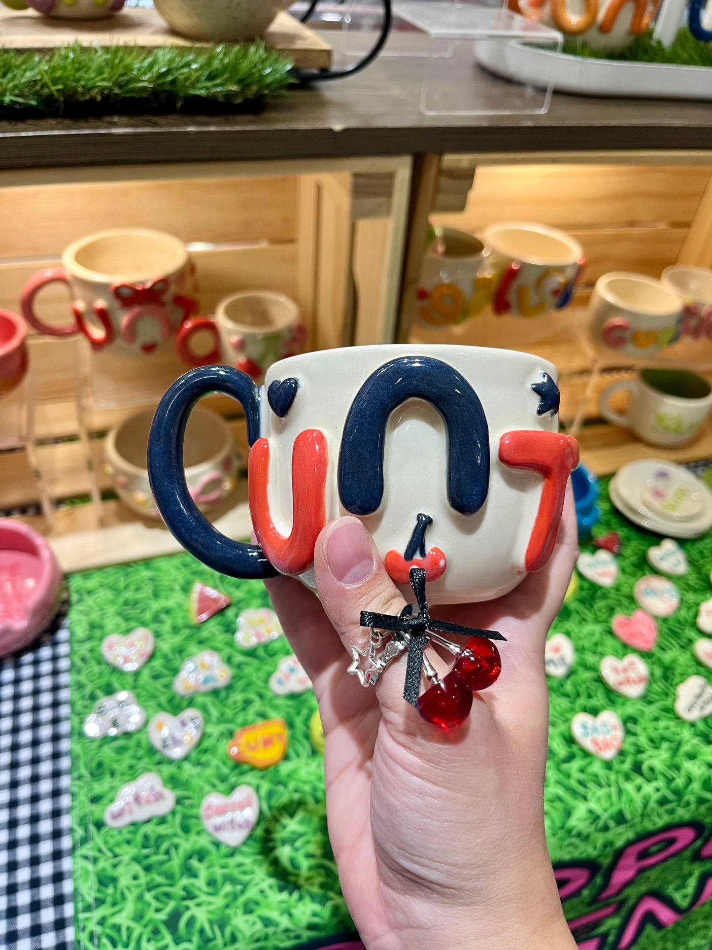 Goth Cherry Cunt Mug