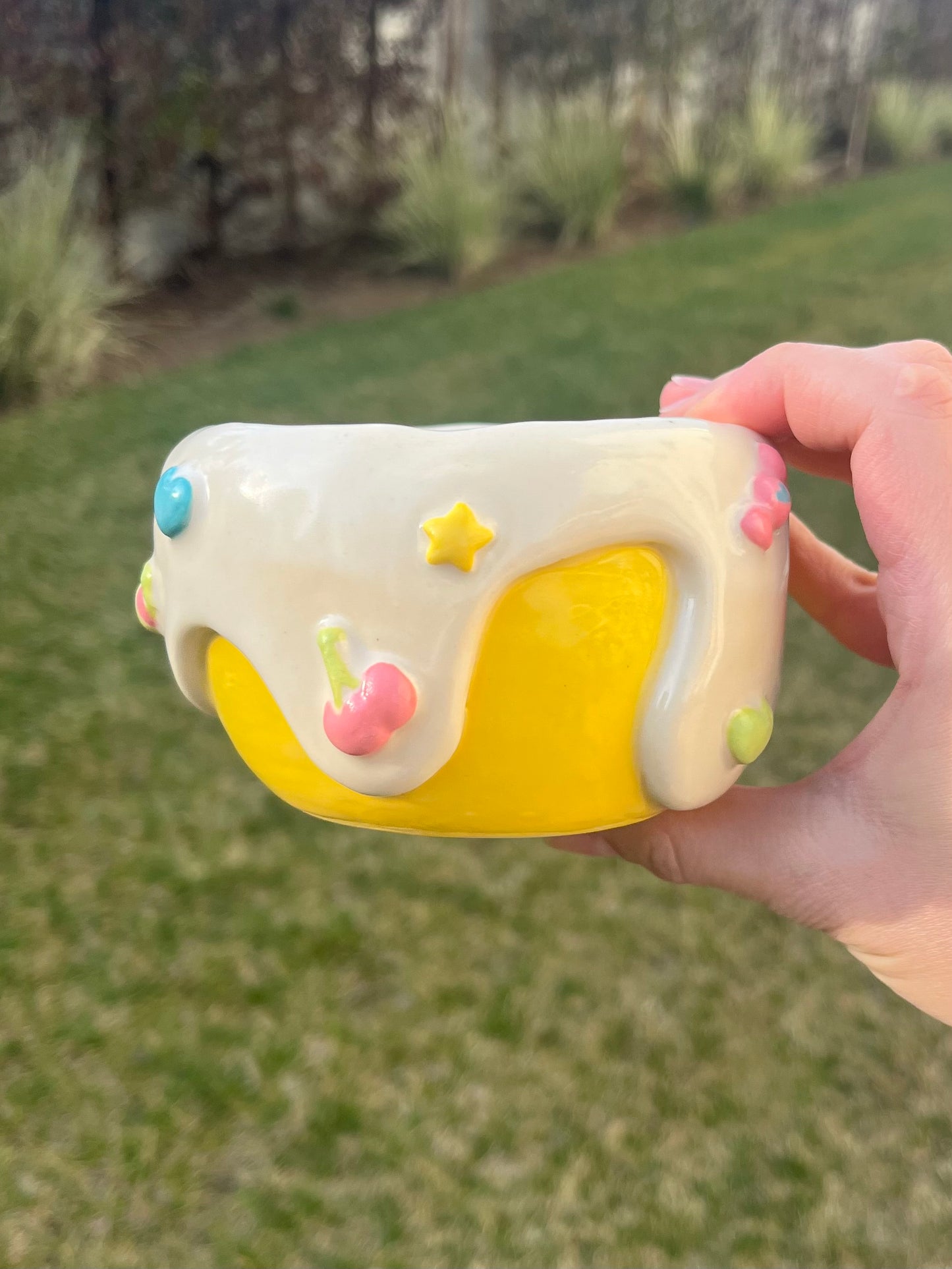 Drippy Kawaii Cake Bowl