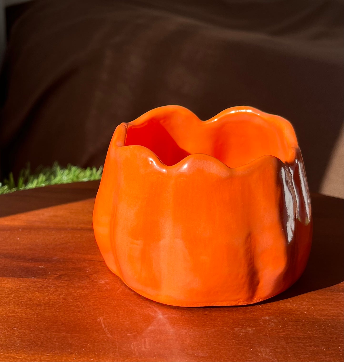 Pierced Pumpkin Bowl