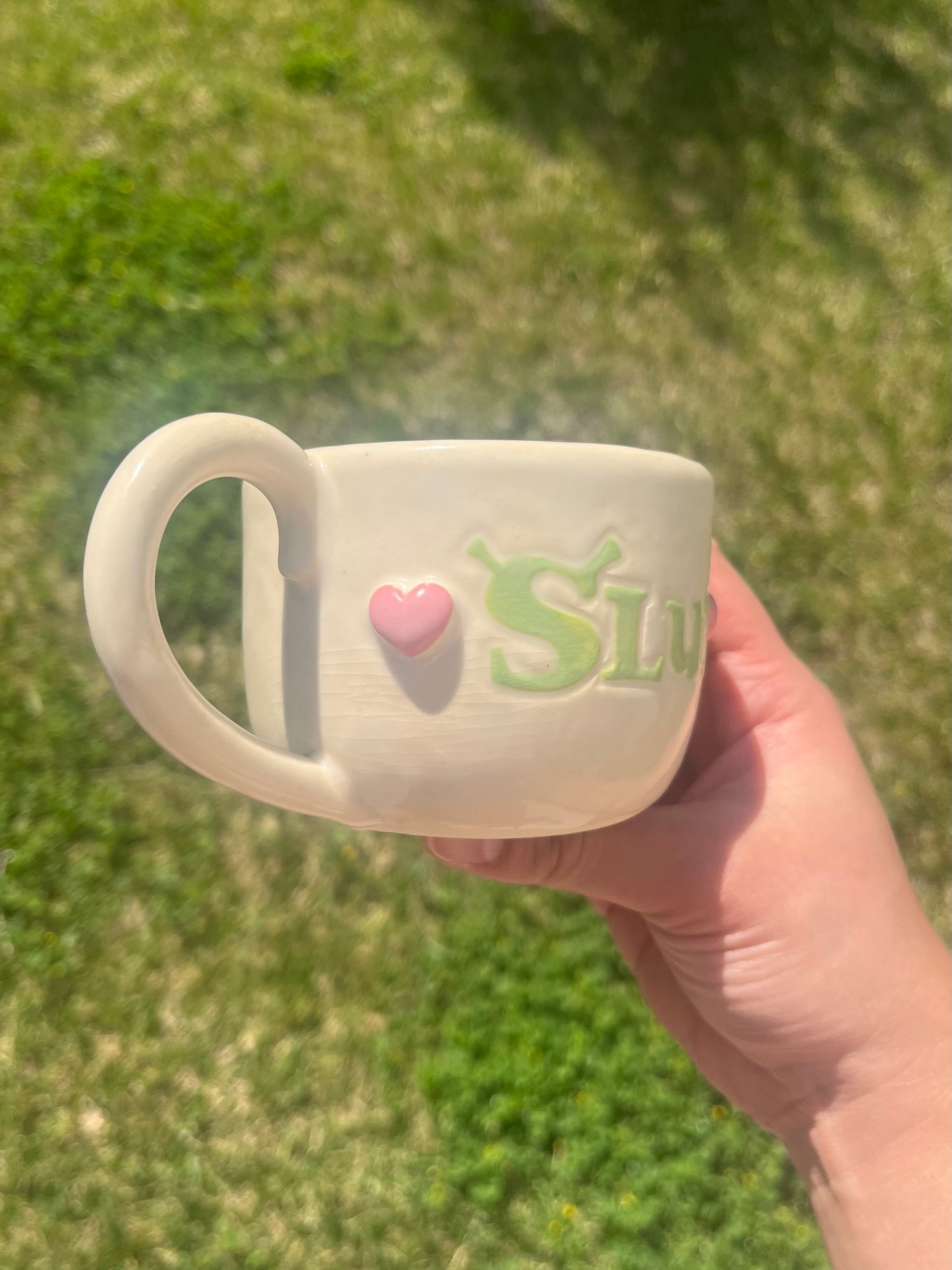 Shrek Slut Heart Mug