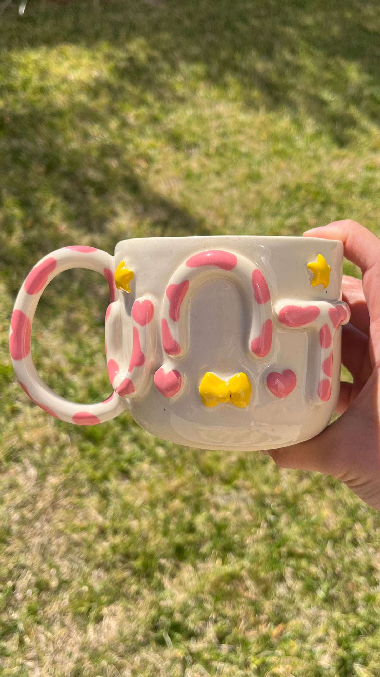 Pink Cow XL Cunt Mug