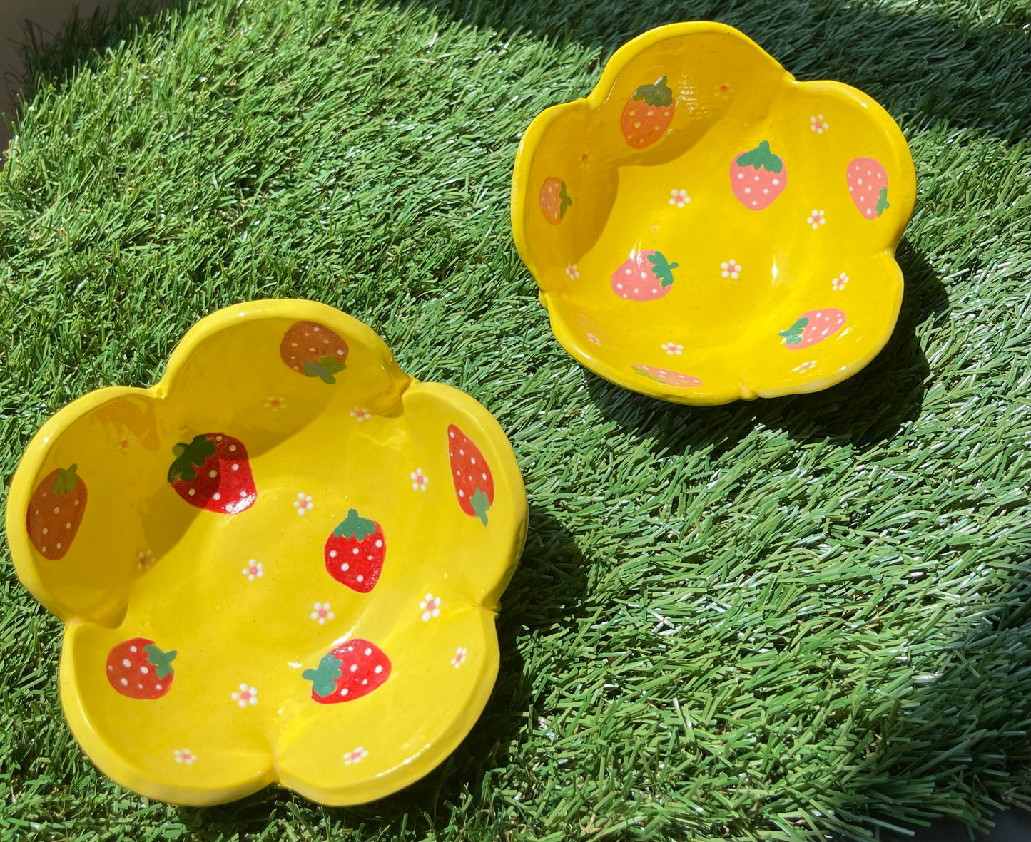Strawberry Flower Bowl