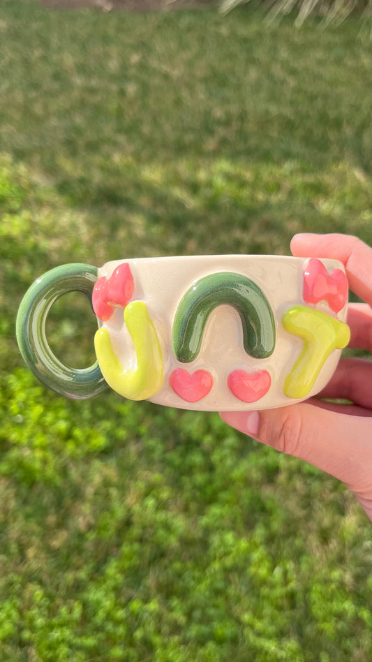 Mini Mean Green Cunt Mug