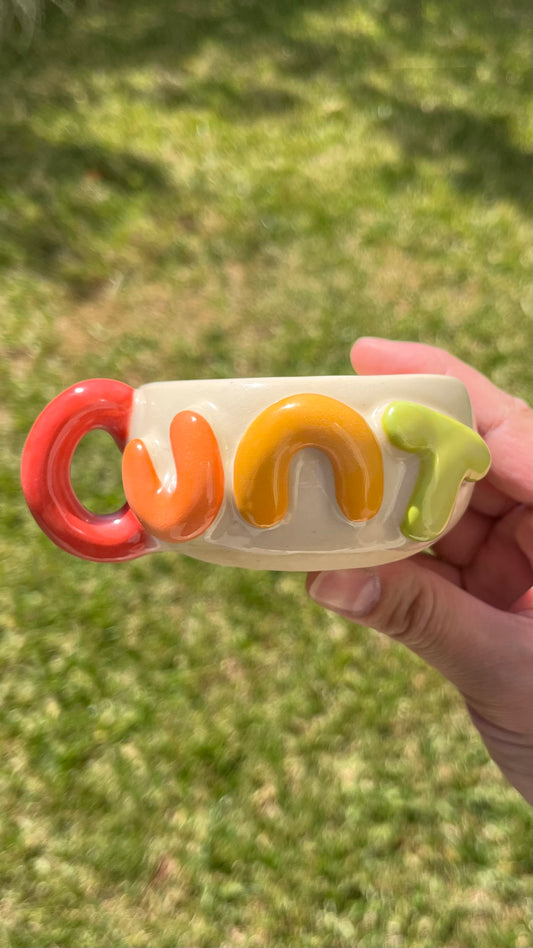Mini Rainbow Cunt Mug