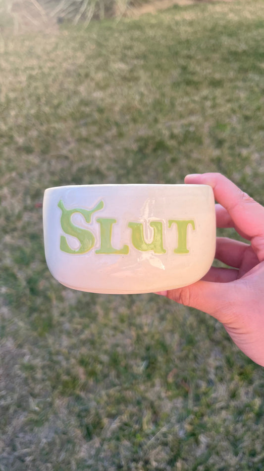 Shrek Slut Bowl