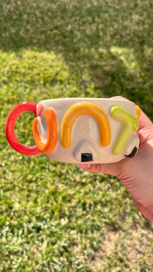 *SECONDS* Rainbow Onigiri Cunt Mug