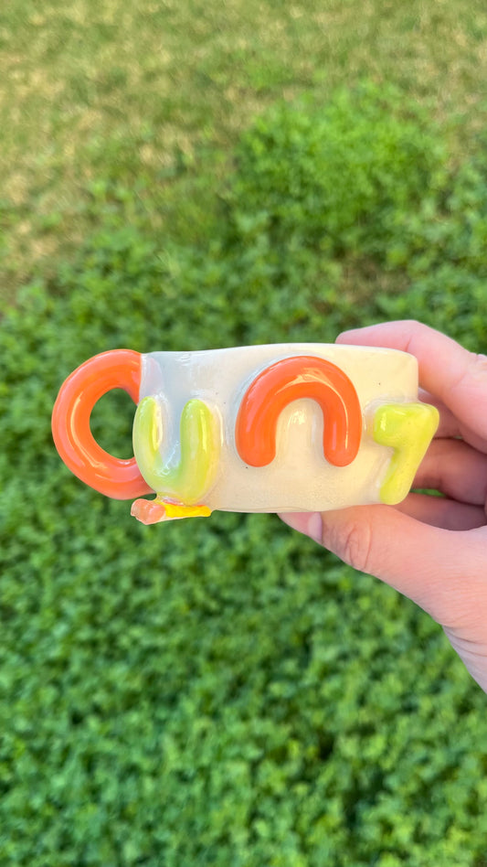 Mini Peachy Cunt Mug (Free Pizza?!)