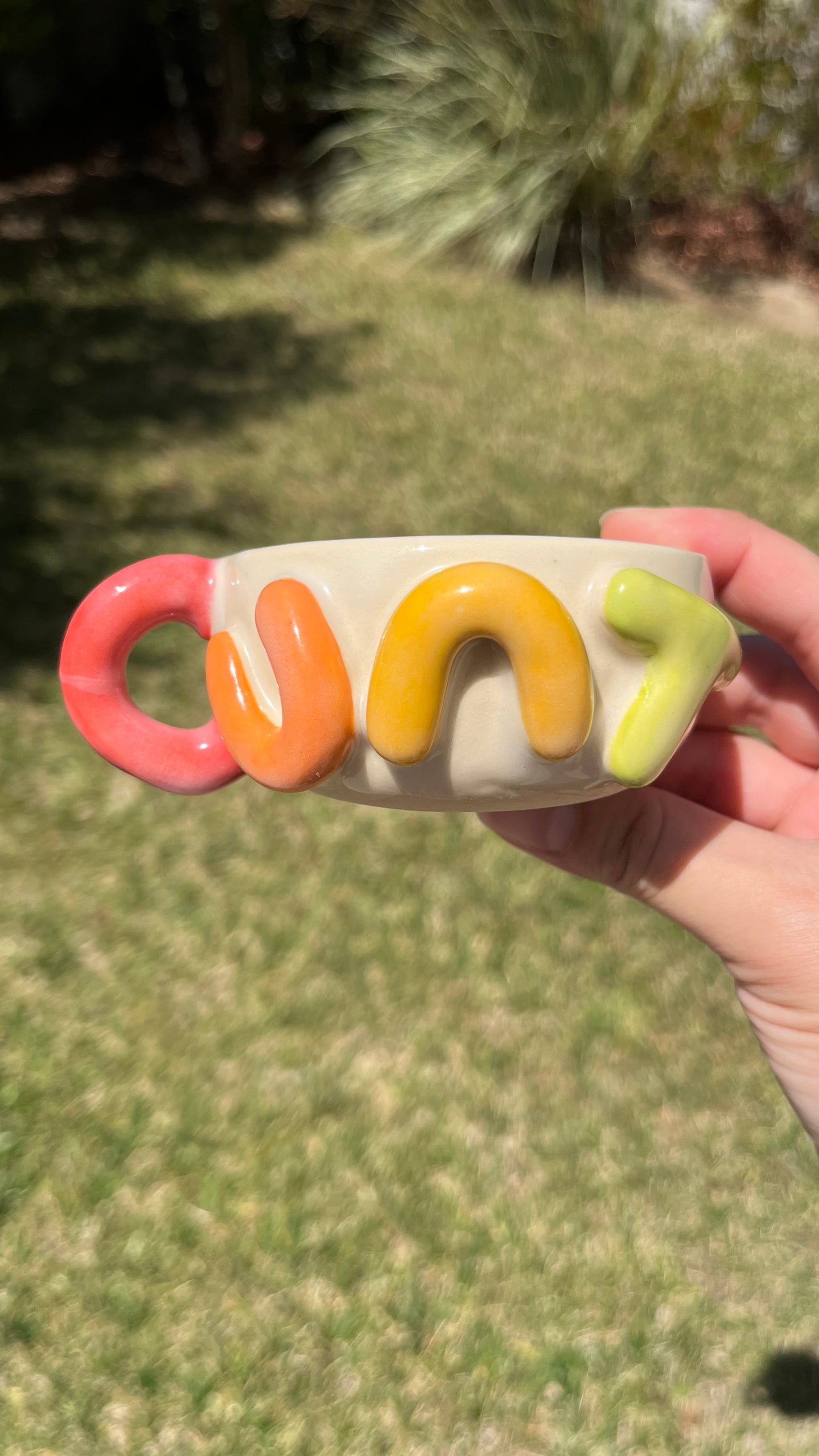 *SECONDS* Mini Rainbow Cunt Mug