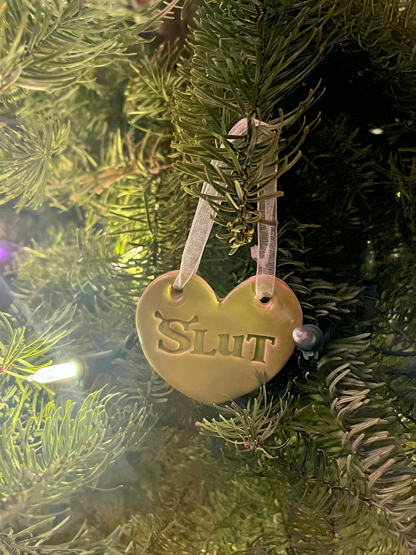 Ogre Green Shrek Slut Ornament