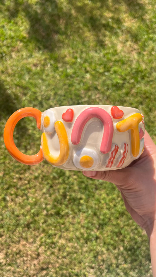 *SECONDS* Breakfast Cunt Mug XL