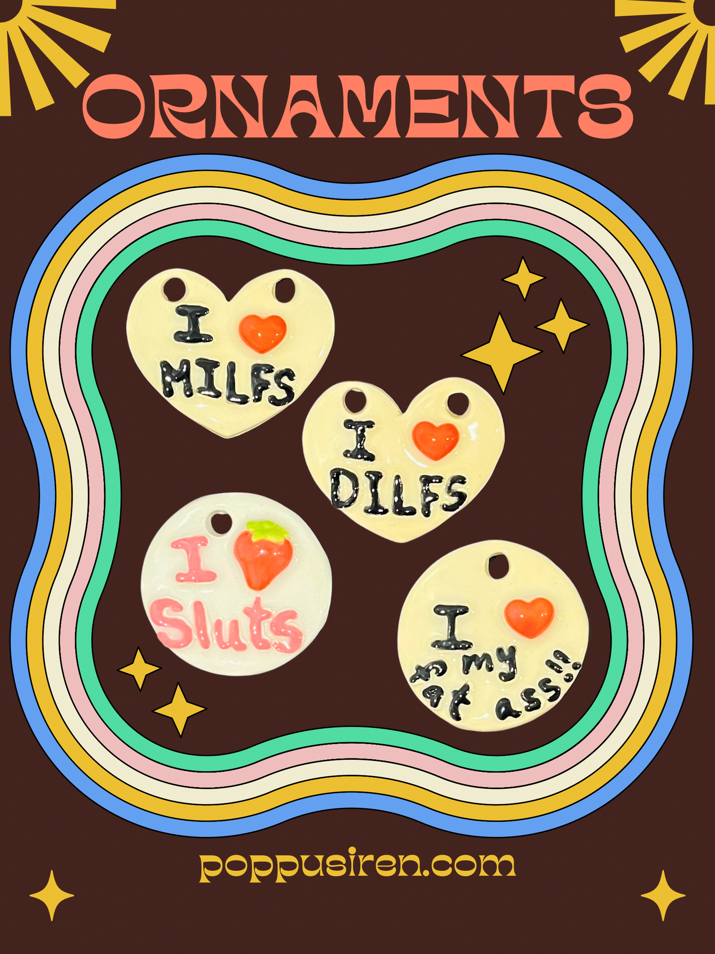 I ❤️______ Ornaments