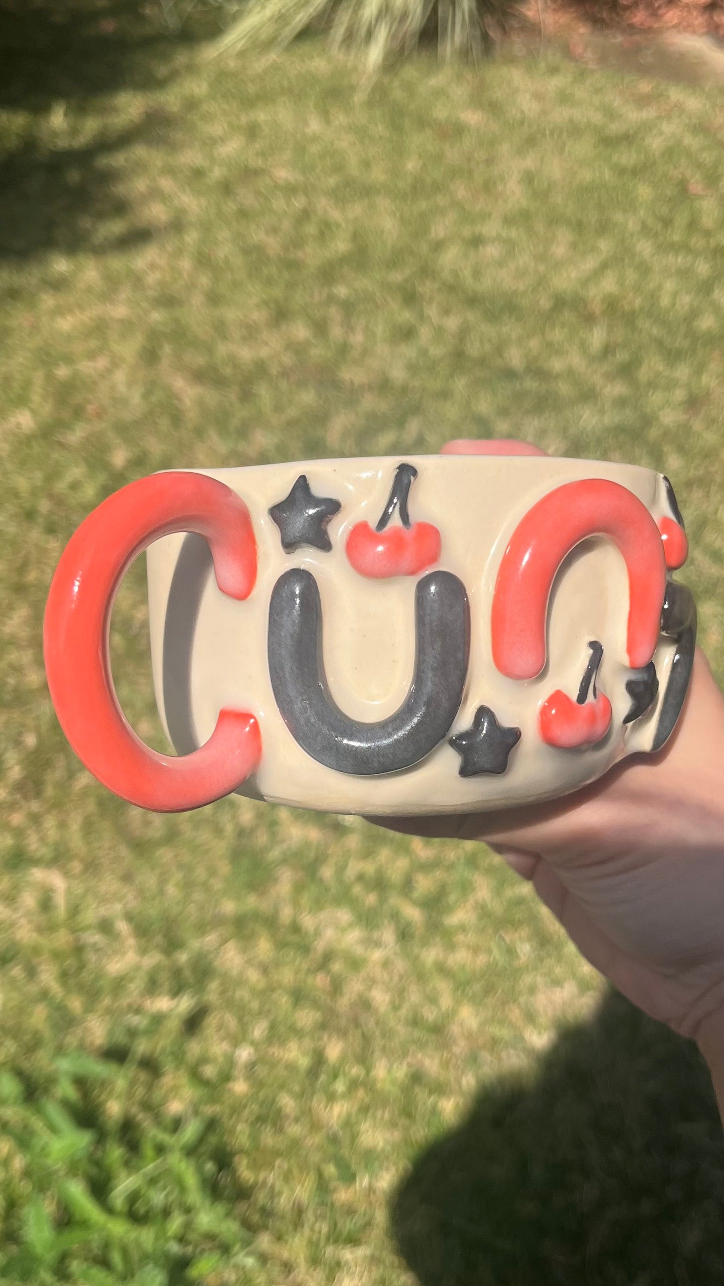 Goth Cherry Cunt Mug