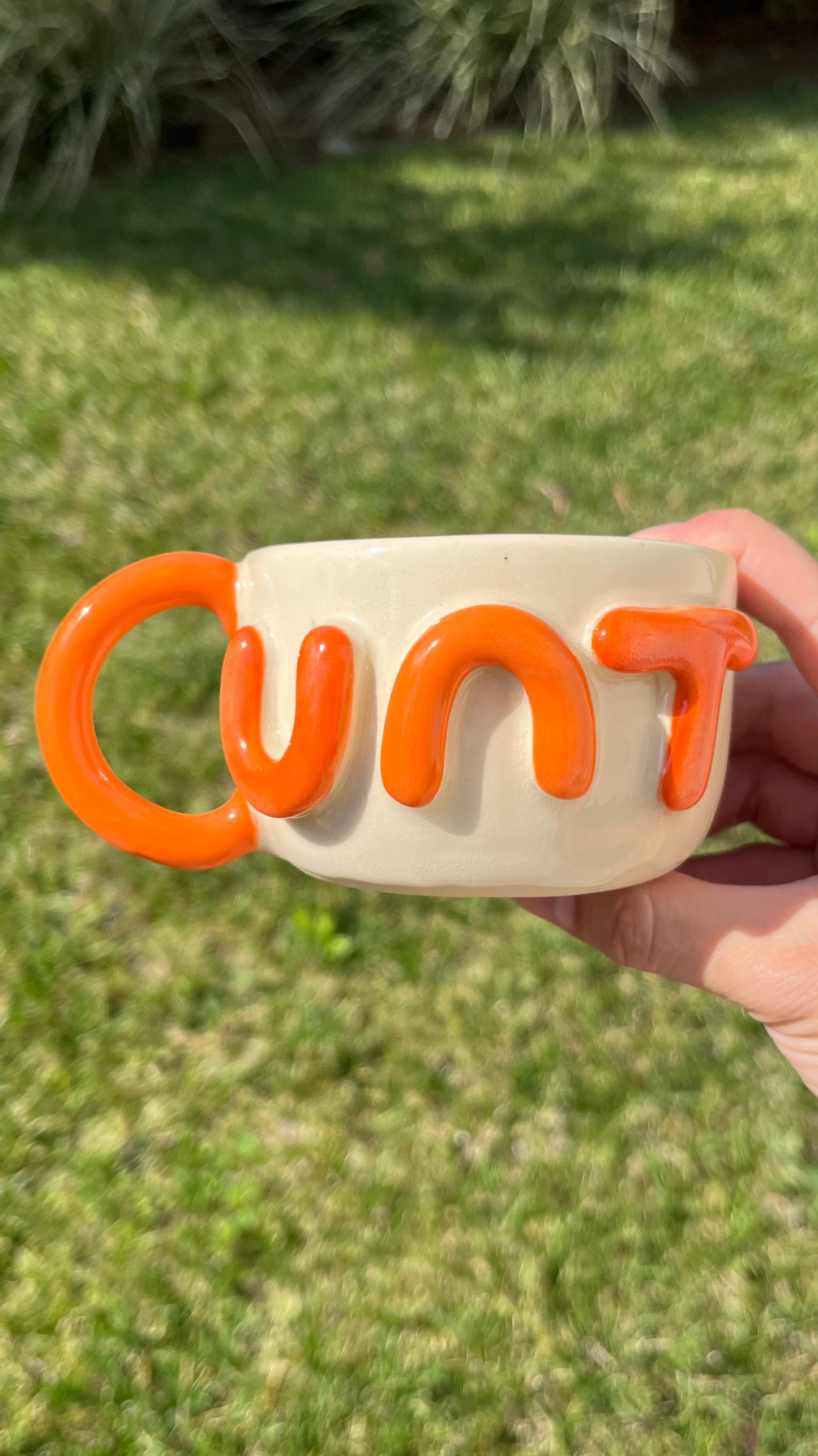 Simple Cunt Mug (Orange)