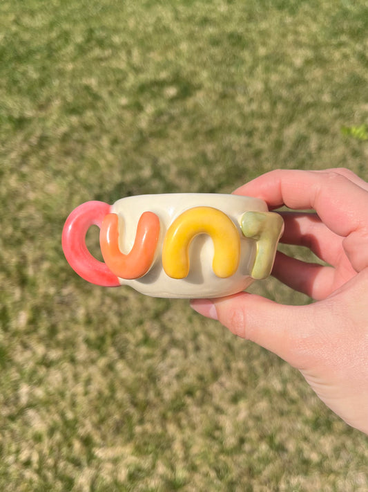 Mini Rainbow Cunt Mug