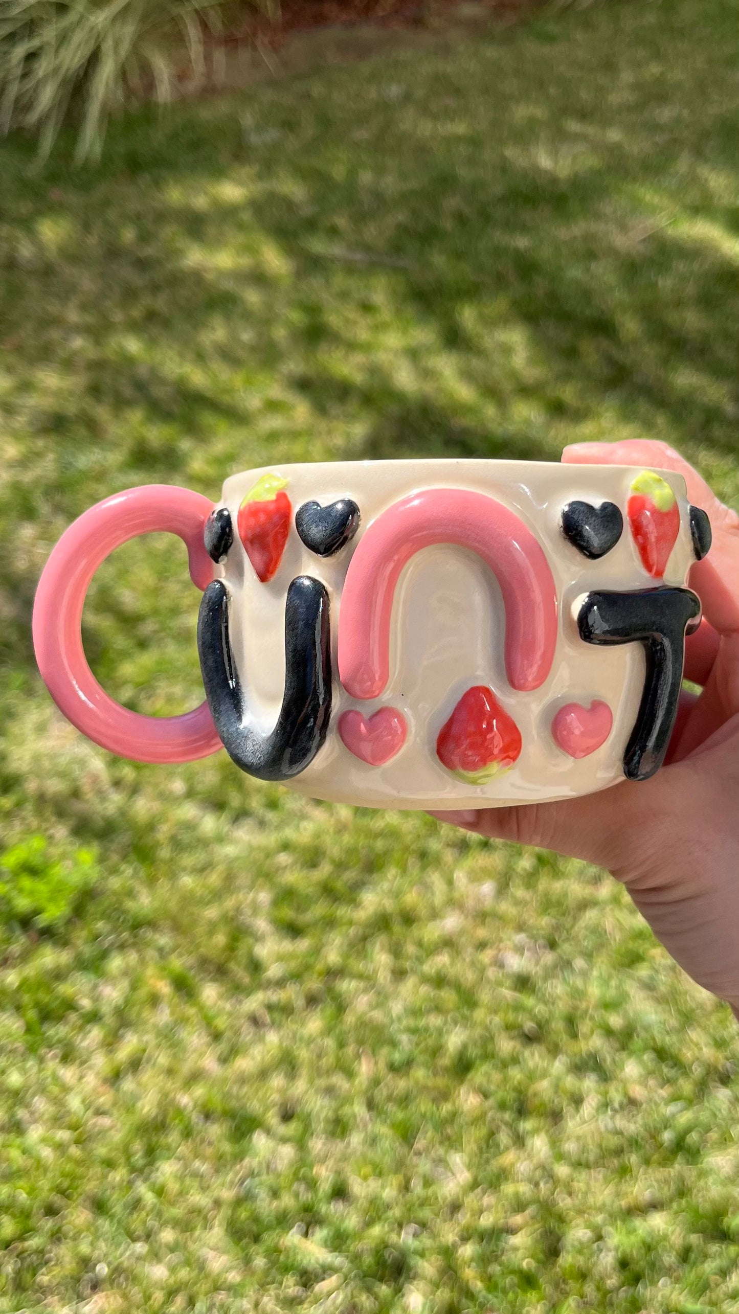 *SECONDS* Goth Strawberry Cunt Mug