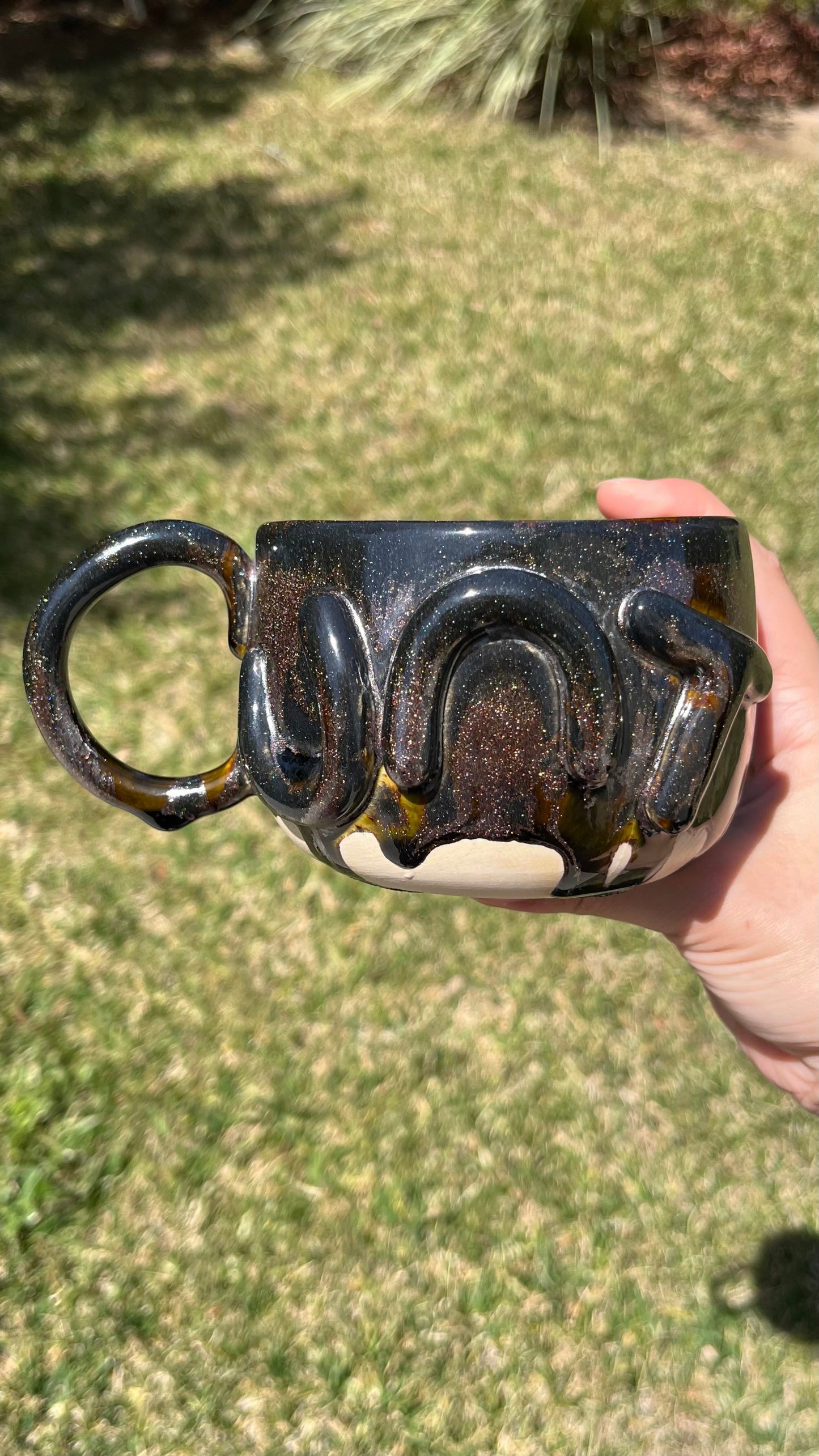 *SECONDS* Sparkle Goth Cunt Mug
