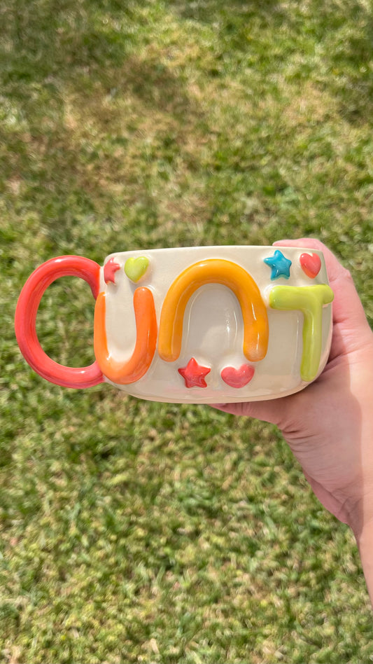 Rainbow Cutie Cunt Mug XL