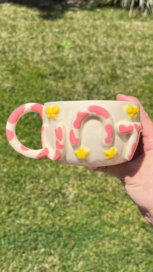 Pink Cow Cunt Mug