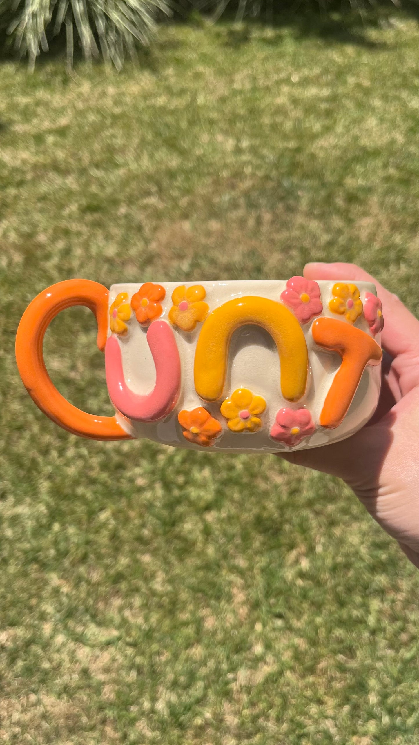 Flower Power Cunt Mug XL