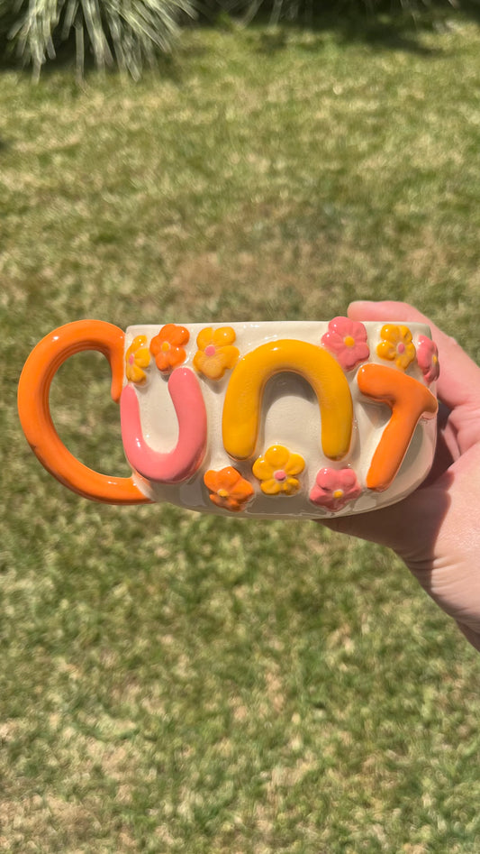 Flower Power Cunt Mug XL