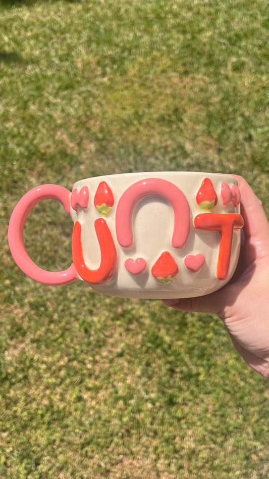 *SECONDS* Kawaii Strawberry Cunt Mug XL
