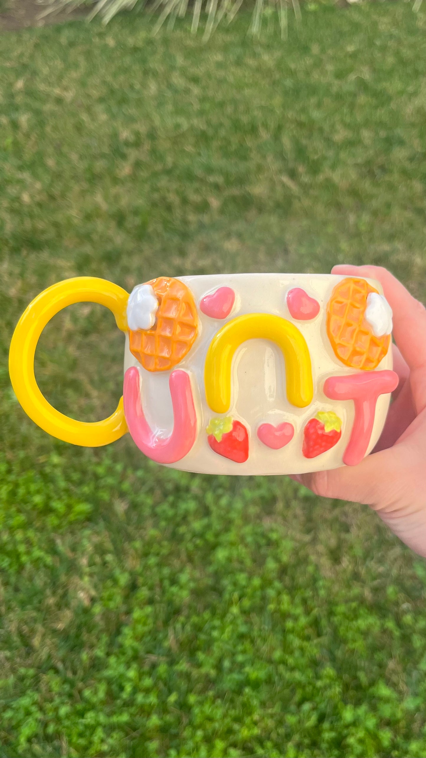 Strawberry Waffle Cunt Mug XL