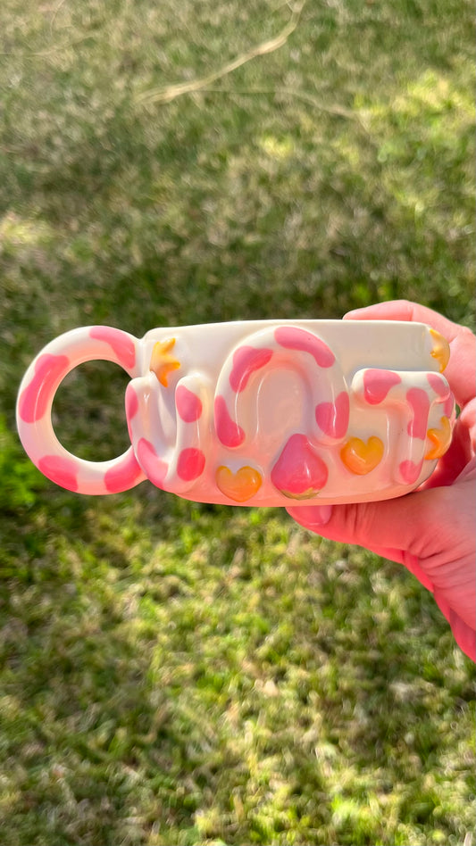 Pink Cow Cunt Mug