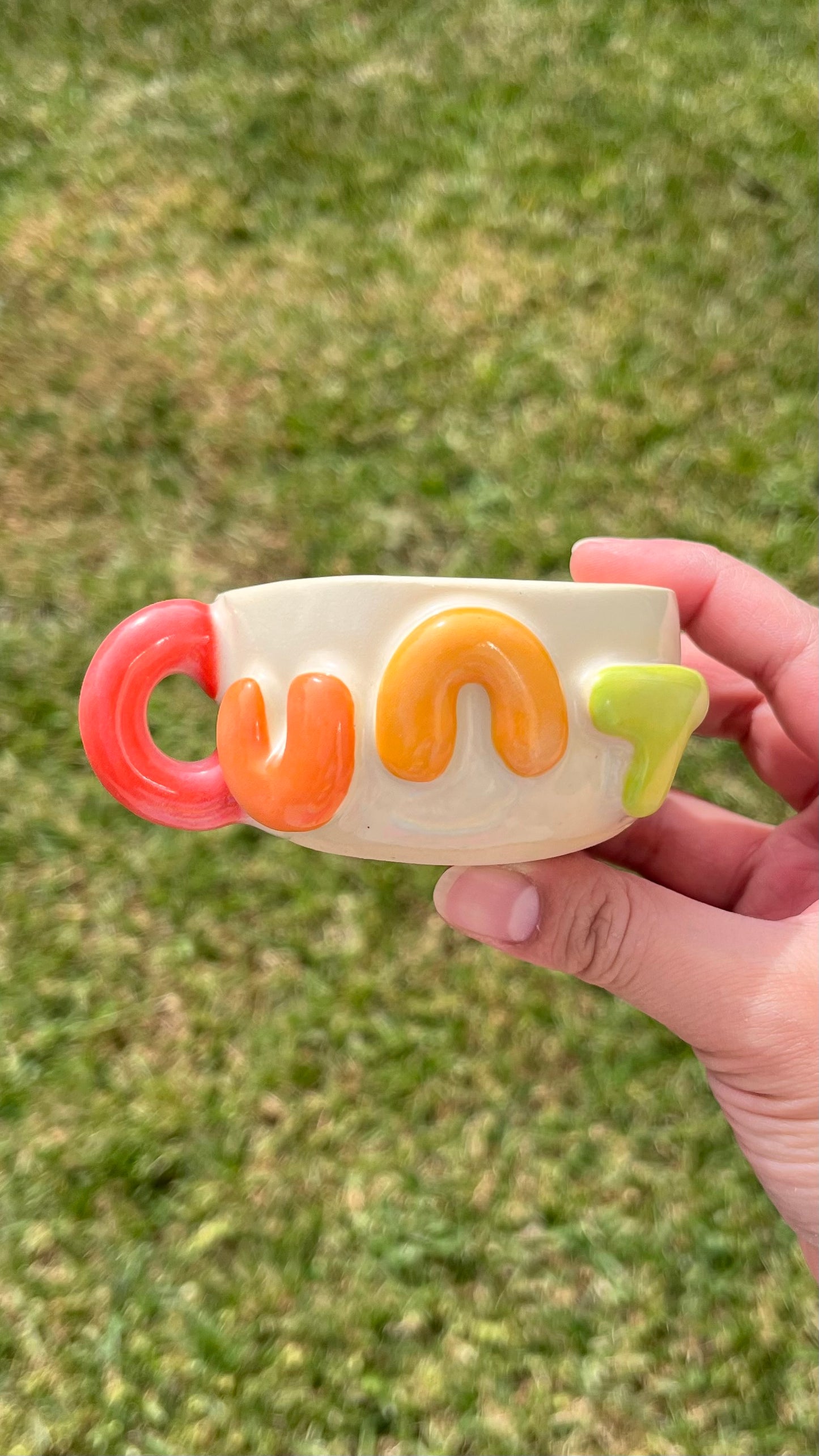 Mini Rainbow Cunt Mug