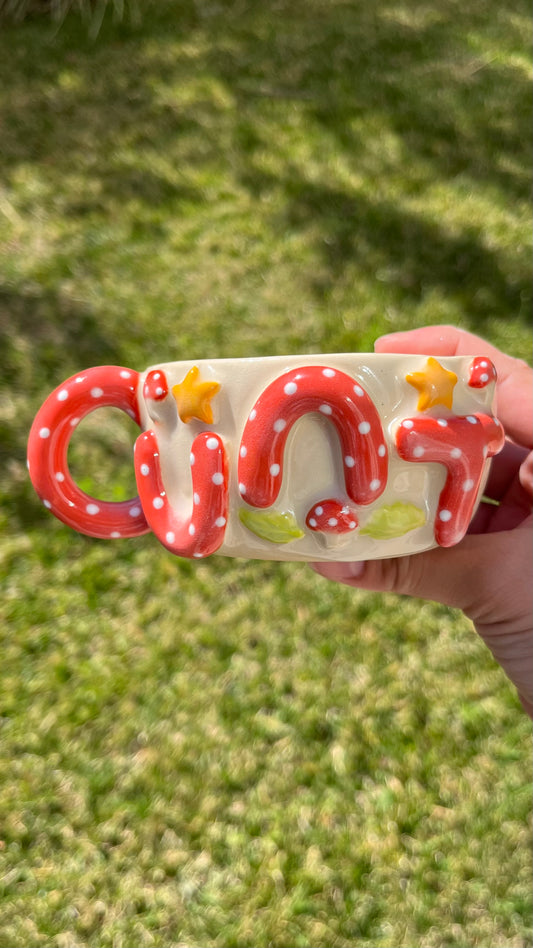*SECONDS* Dot Mushroom Cunt Mug