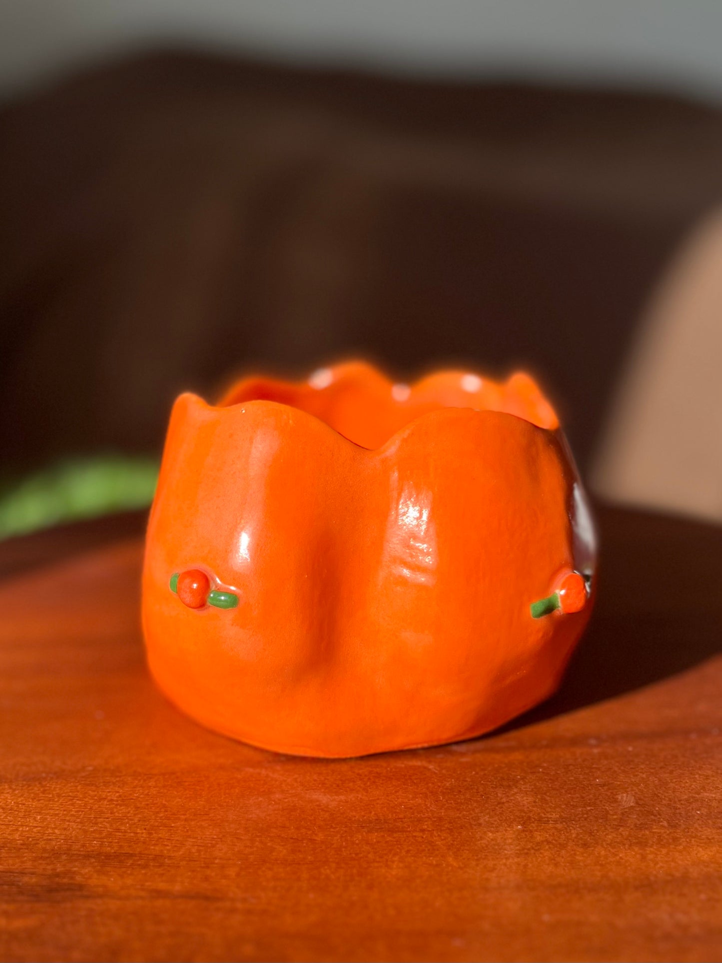 Pierced Pumpkin Bowl