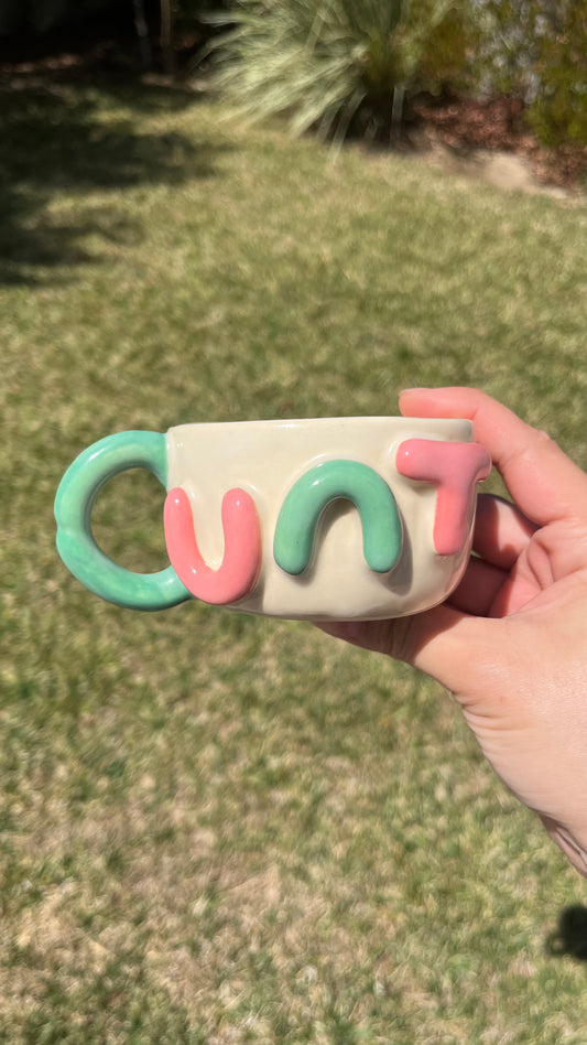 *SECONDS* Mini Blossom Cunt Mug