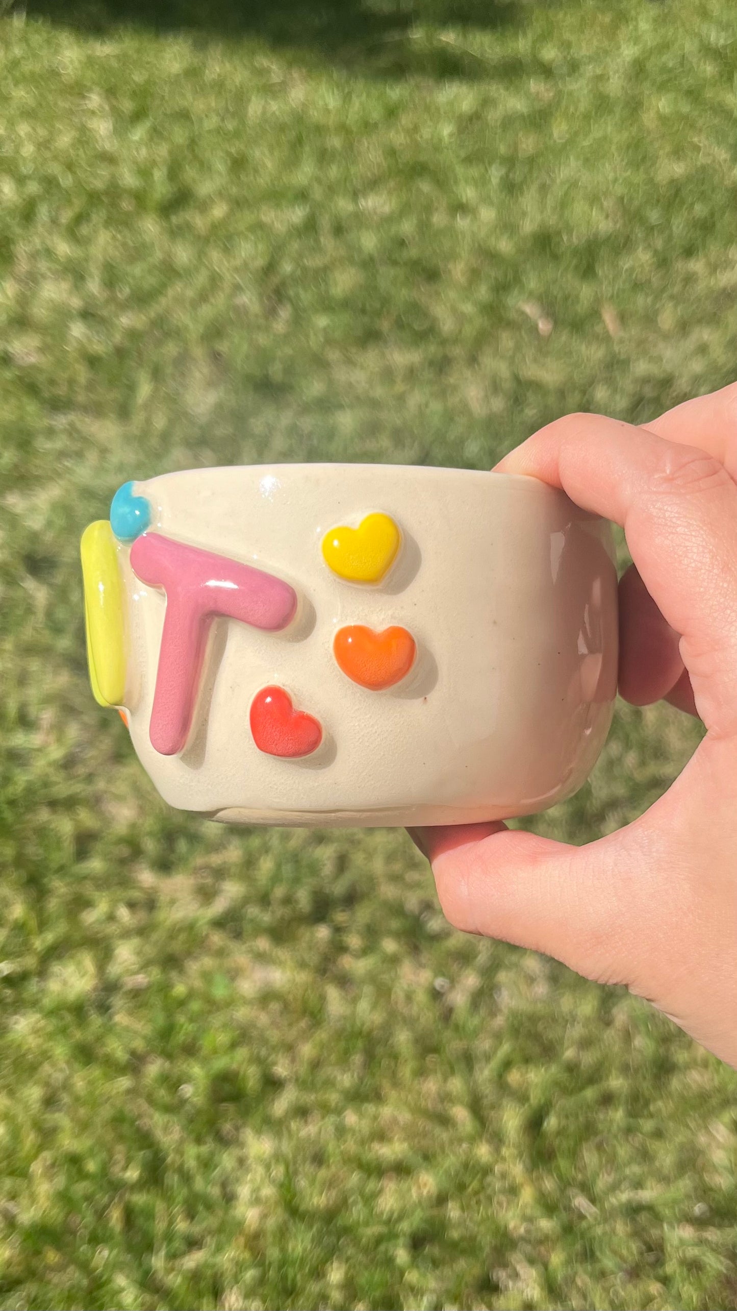 Rainbow Heart Cunt Mug XL