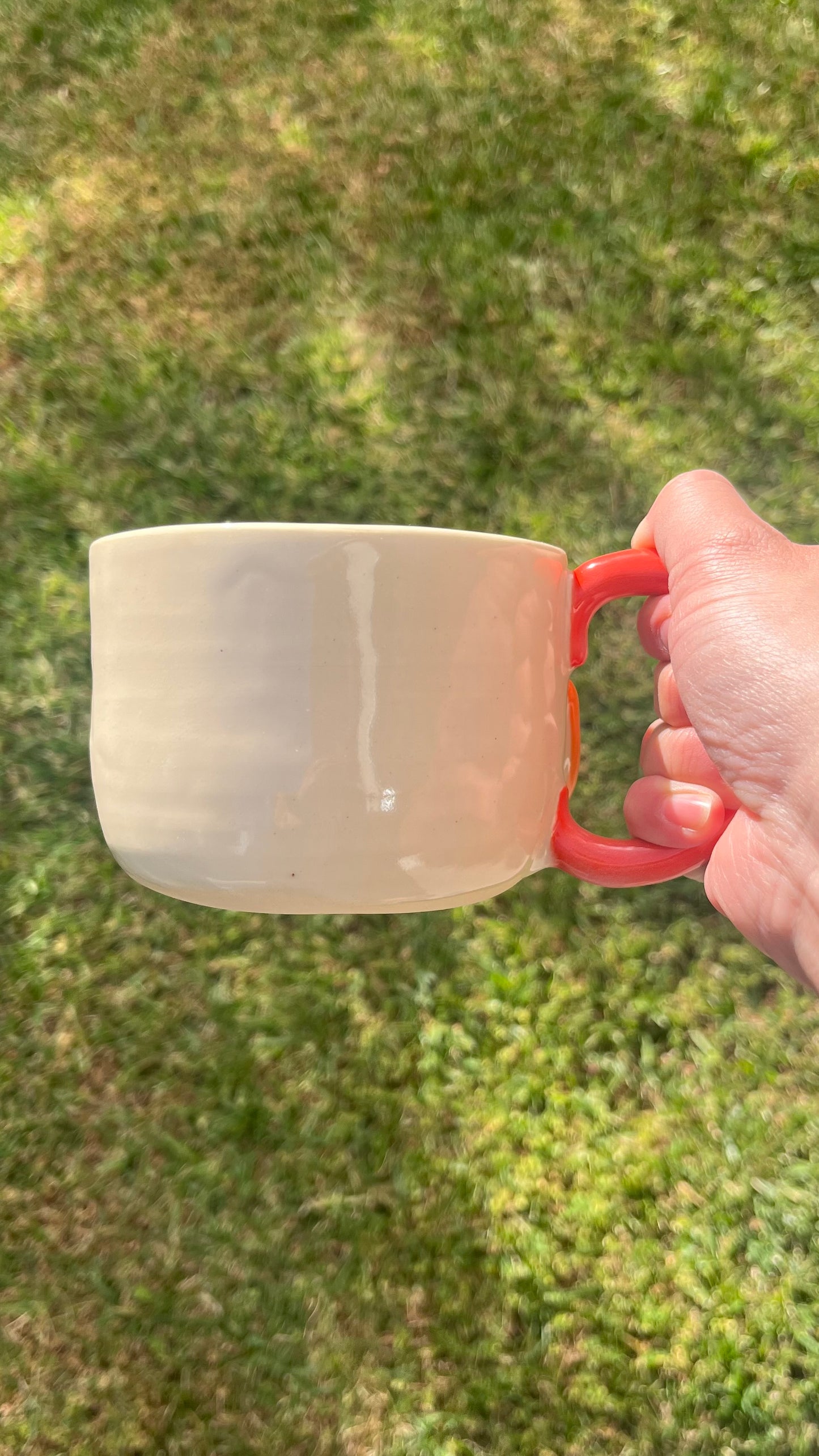 Rainbow Born Again Cunt Mug XL