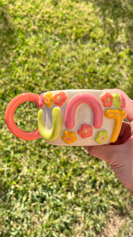 *SECONDS* Flower Power Cunt Mug