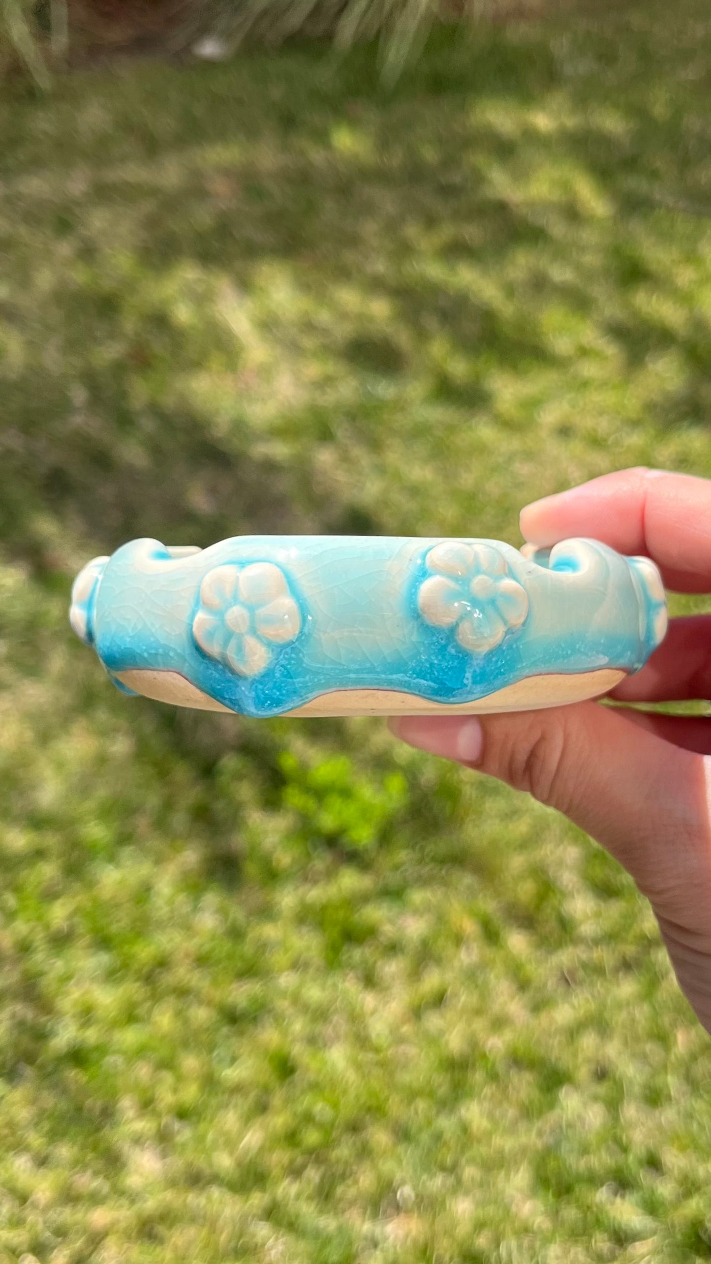 *SECONDS* Mermaid Flower Power Ashtray