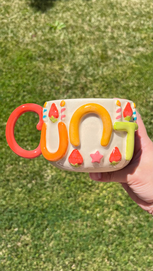 Rainbow Birthday Cunt Mug XL