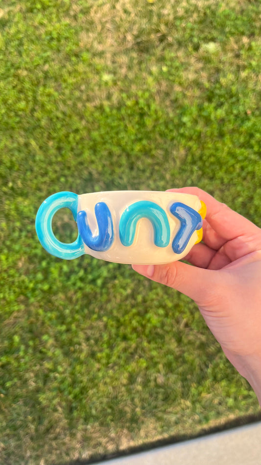 Feelin Blue Mini Cunt Mug