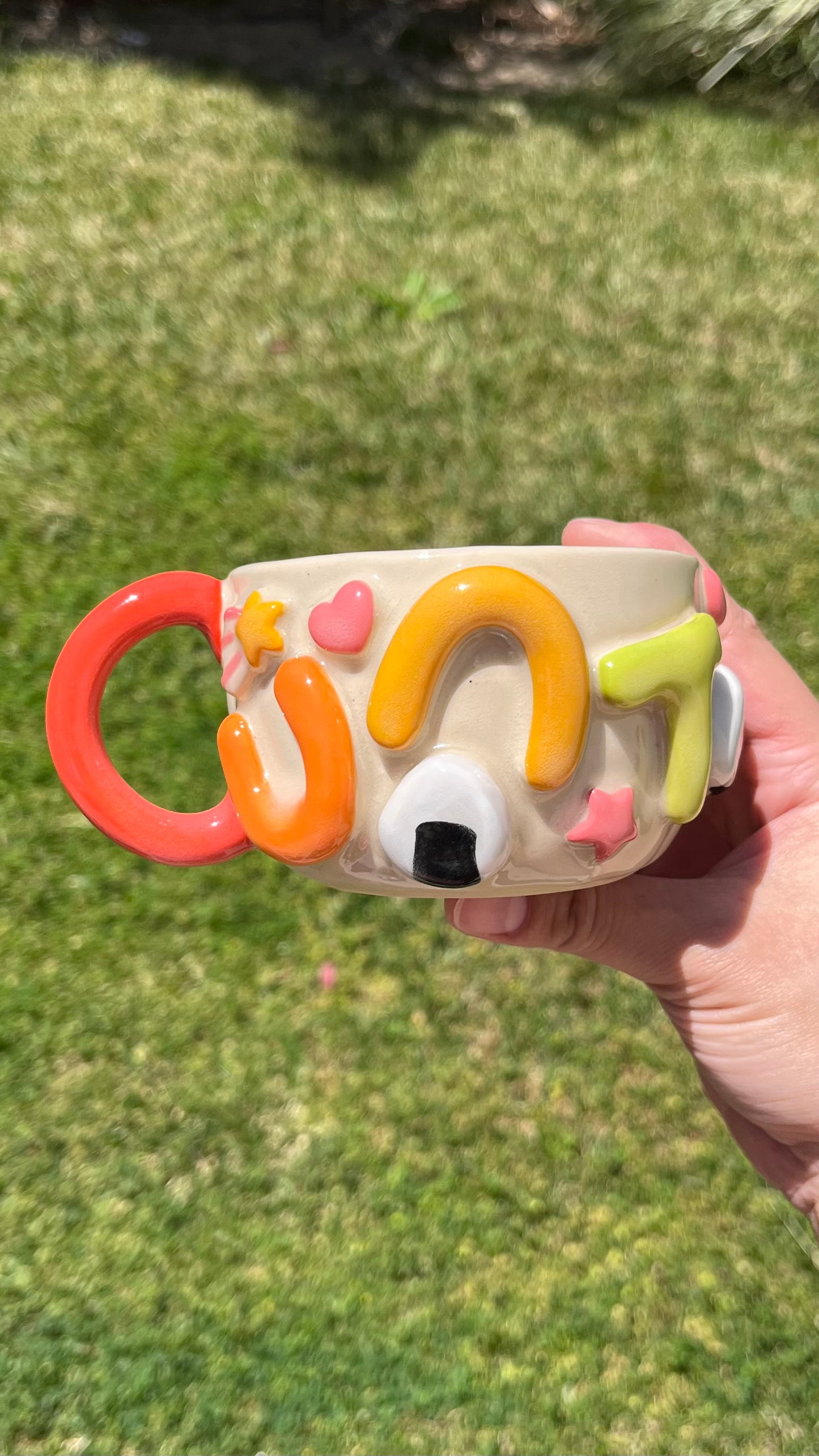 Rainbow Onigiri Cunt Mug