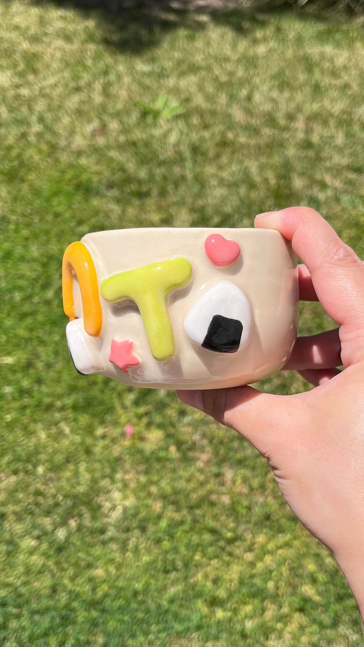 Rainbow Onigiri Cunt Mug