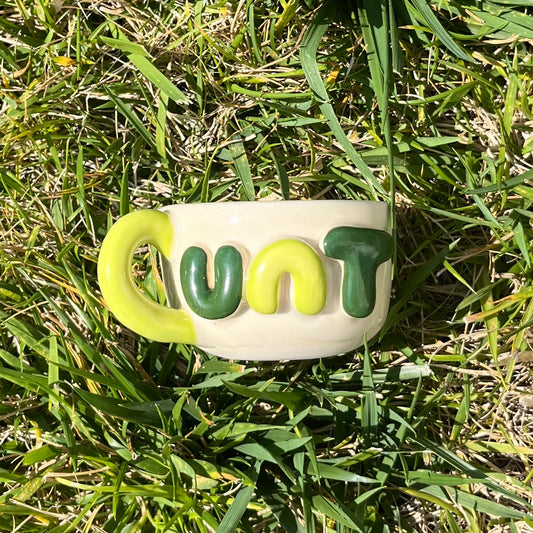 Mini Mean Green Cunt Mug