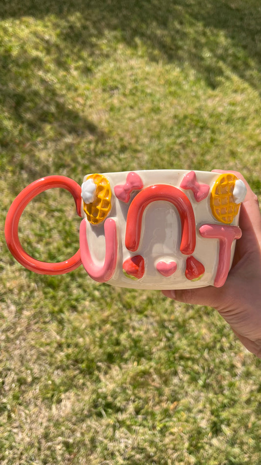 Strawberry Waffle Cunt Mug