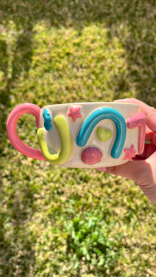 Beachy Mermaid Cunt Mug