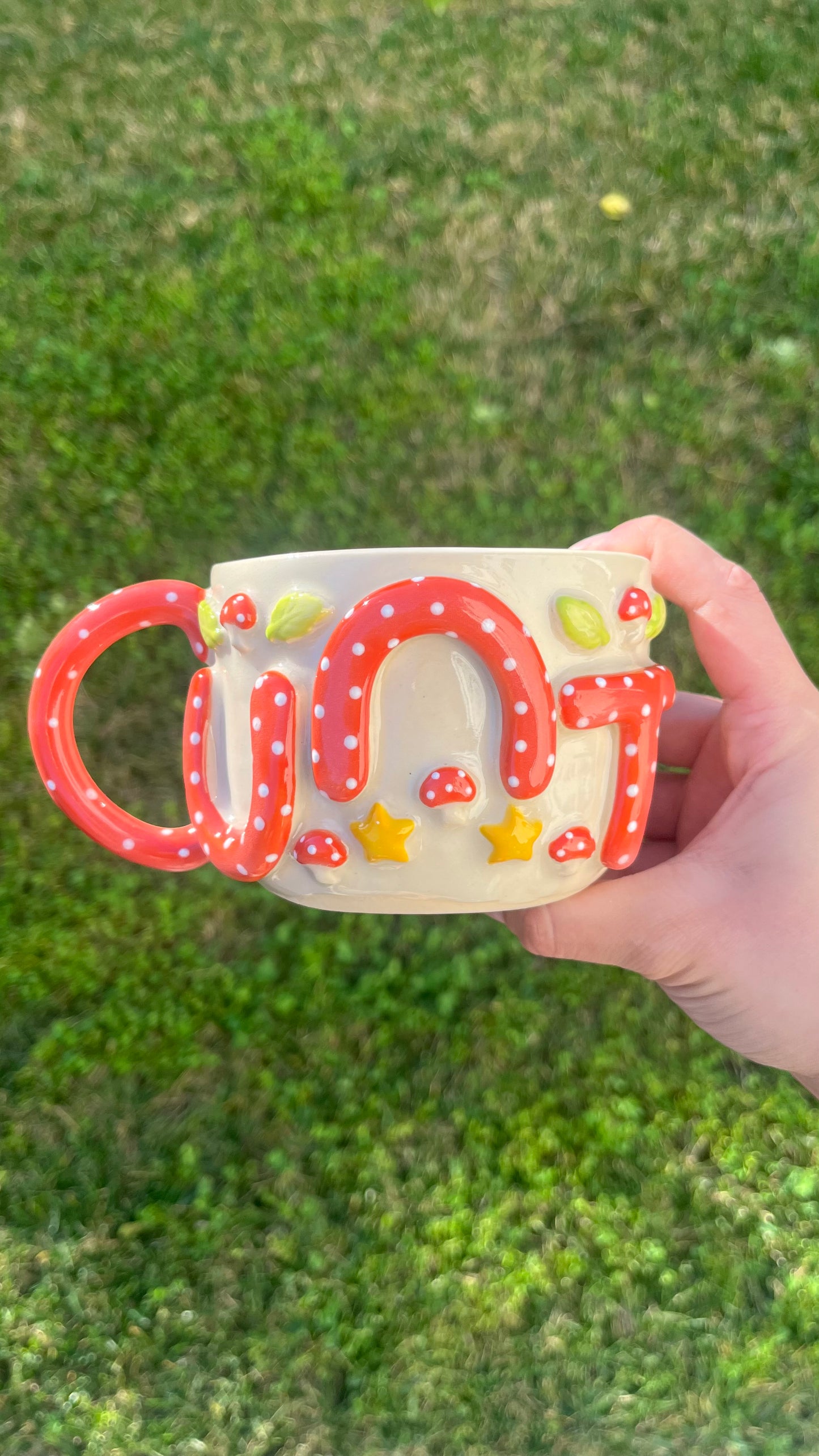 Dot Mushroom Cunt Mug XL