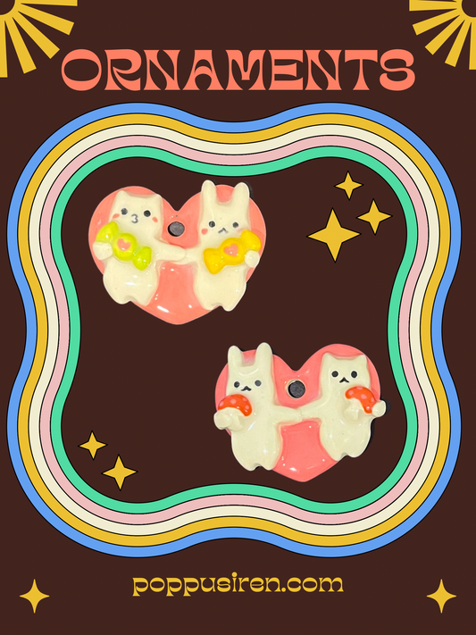 Bunny Kitty Ornament